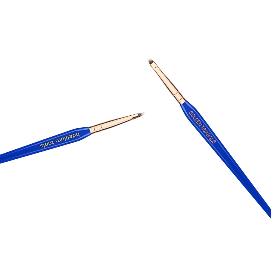 Cọ Mày Đầu Dẹt Siêu Mỏng Kẻ Liner Bdellium Tools Golden Triangle B760 Liner/Brow